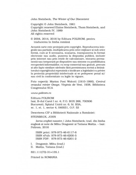 Iarna vrajbei noastre