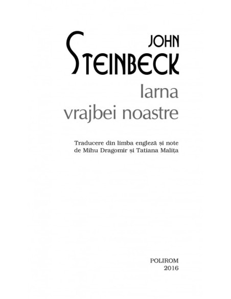 Iarna vrajbei noastre