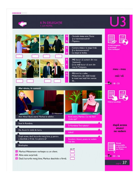 Puls: Manual de limba română ca limbă străină. Nivelurile A1-A2