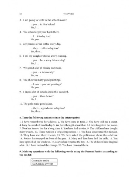 English Grammar. Theory and Practice