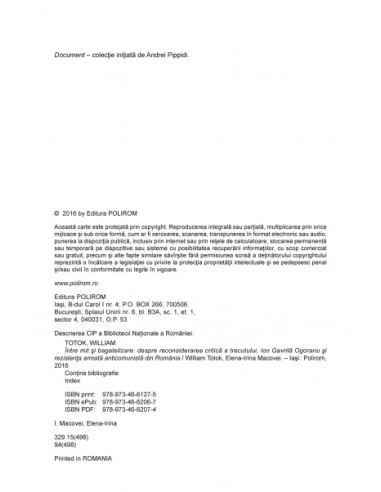 Între mit şi bagatelizare. 