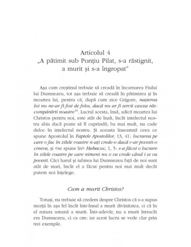 Expunere la simbolul apostolilor... Expunere la simbolul apostolilor...