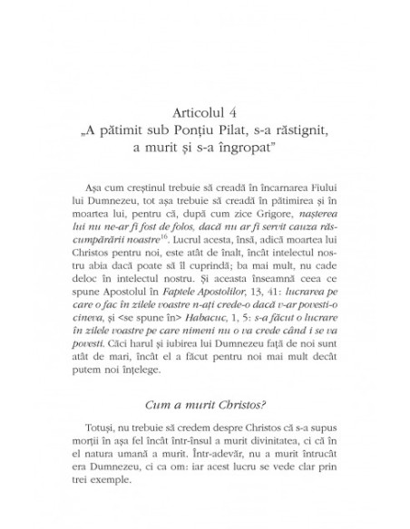 Expunere la simbolul apostolilor (editie bilingvă)