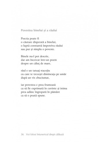 Voi folosi întunericul drept calauză