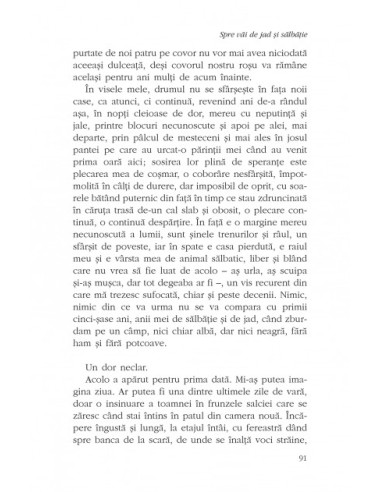 Spre văi de jad şi sălbăţie