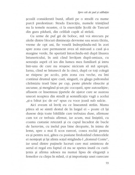 Spre văi de jad şi sălbăţie