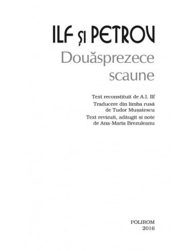 Douăsprezece scaune