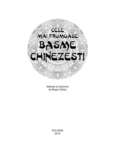 Cele mai frumoase basme chinezeşti