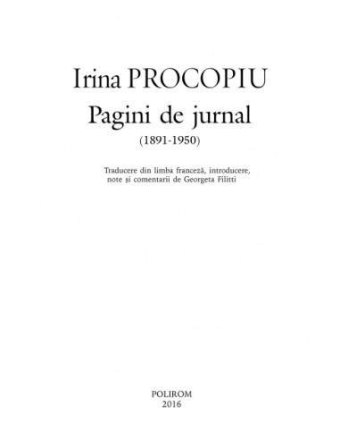 Pagini de jurnal (1891-1950)