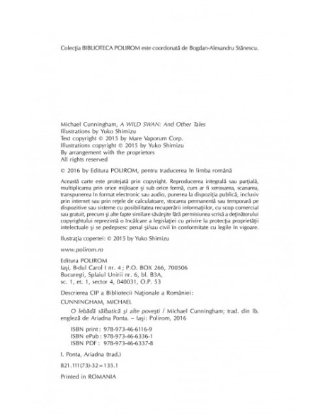 O lebădă sălbatică şi alte poveşti