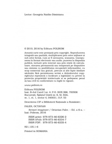 Scrisori imaginare (ediţie de buzunar)