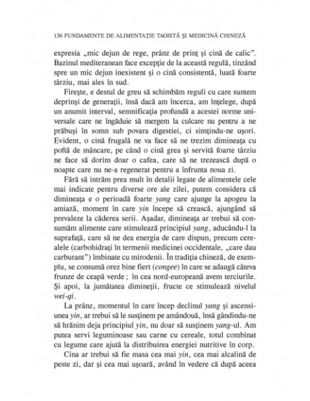 Alimentaţia taoistă în medicina chineză