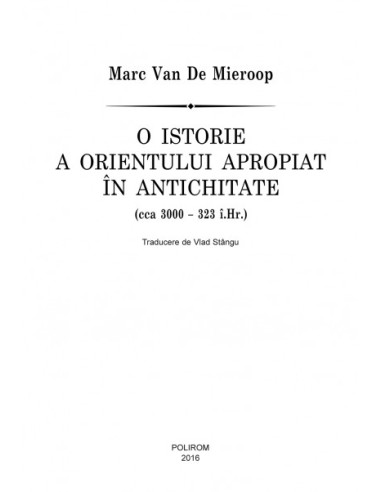 O istorie a Orientului Apropiat în...