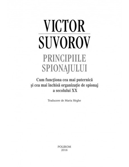 Principiile spionajului