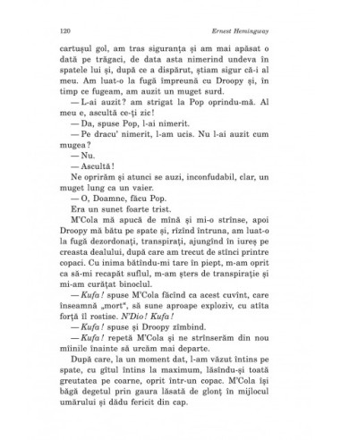 Dealurile verzi ale Africii (ediția...