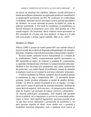 Bulimia nervoasă. Teorie, evaluare şi...