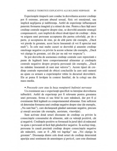 Bulimia nervoasă. Teorie, evaluare şi tratament