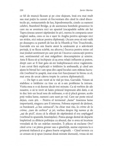 Chipul tău mîine. Venin şi umbră şi adio