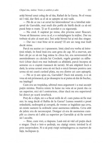 Chipul tău mîine. Venin şi umbră şi adio