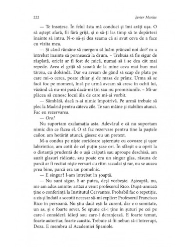 Chipul tău mîine. Venin şi umbră şi adio