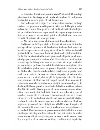 Chipul tău mîine. Venin şi umbră şi adio