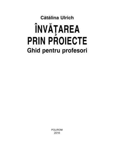 Învăţarea prin proiecte