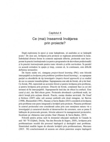 Învăţarea prin proiecte Învăţarea prin proiecte