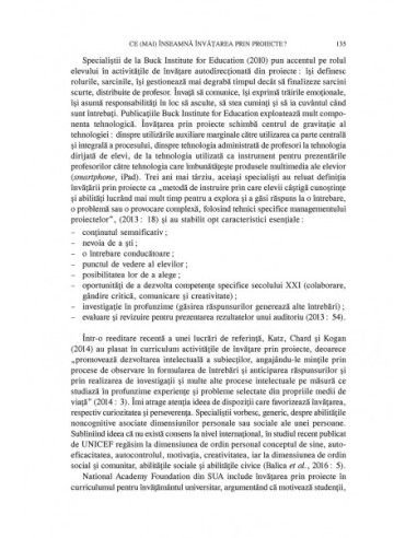Învăţarea prin proiecte Învăţarea prin proiecte
