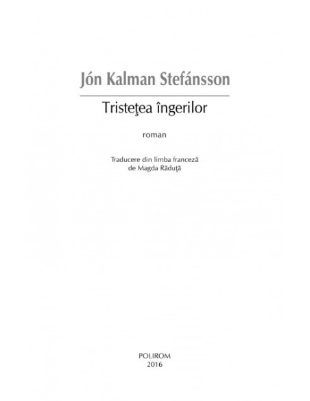 Tristeţea îngerilor