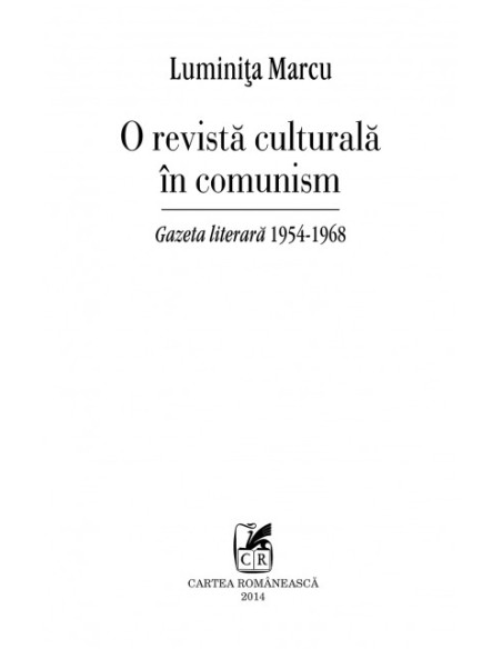 O revistă culturală în comunism