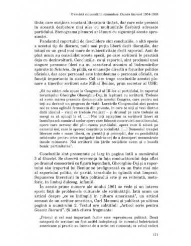 O revistă culturală în comunism