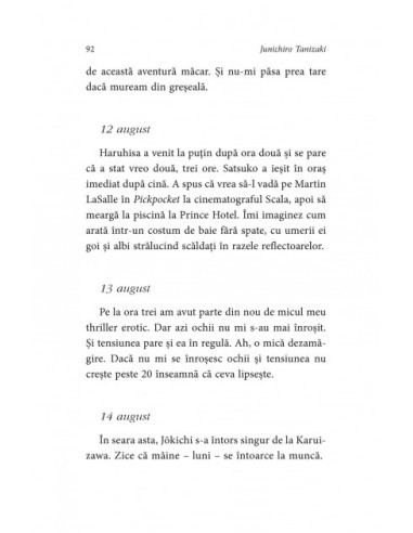 Jurnalul unui bătrîn nebun