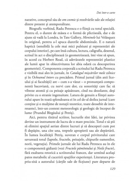 Doi într-o carte (fără a-l mai socoti pe autorul ei). Fragmente cu Radu Petrescu şi Mircea Nedelciu