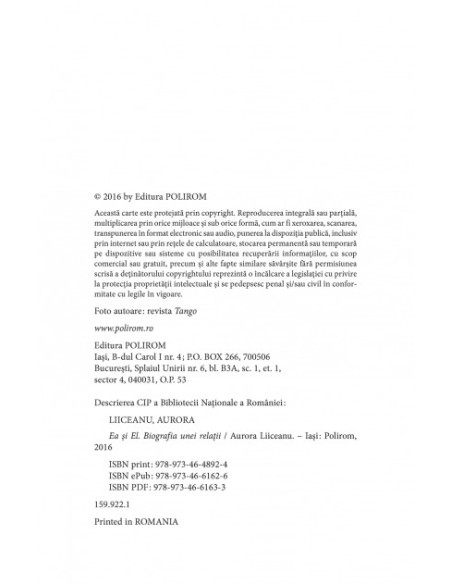 Ea şi El. Biografia unei relaţii (ediţia nouă)