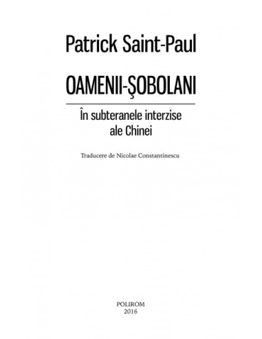 Oamenii-şobolani. În subteranele...