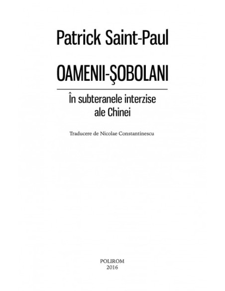 Oamenii-şobolani. În subteranele interzise ale Chinei