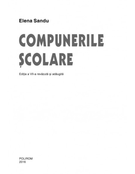 Compunerile şcolare