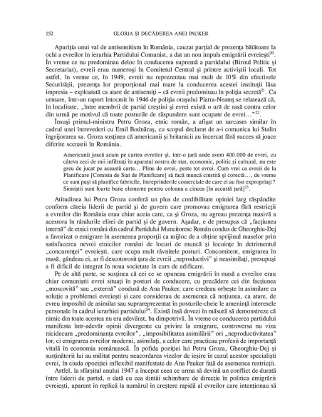 Gloria şi decăderea Anei Pauker