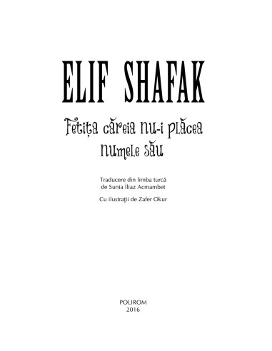 Fetiţa căreia nu-i plăcea numele său