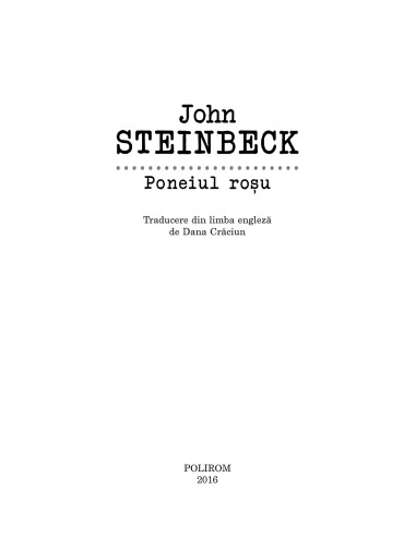 Poneiul roşu Poneiul roşu