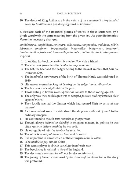 English for Teens. Age 16-19