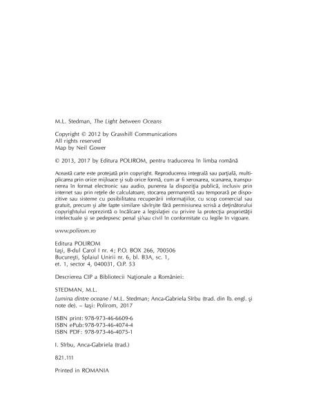 Lumina dintre oceane (ediţie limitată)