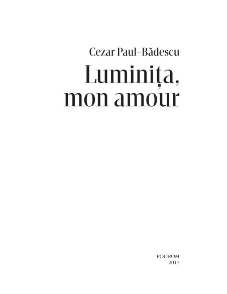 Luminiţa, mon amour (ediţie limitată)