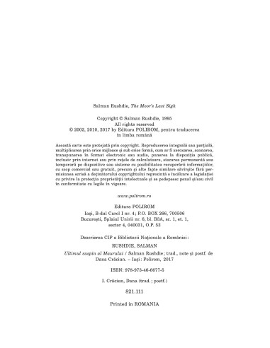 Ultimul suspin al Maurului