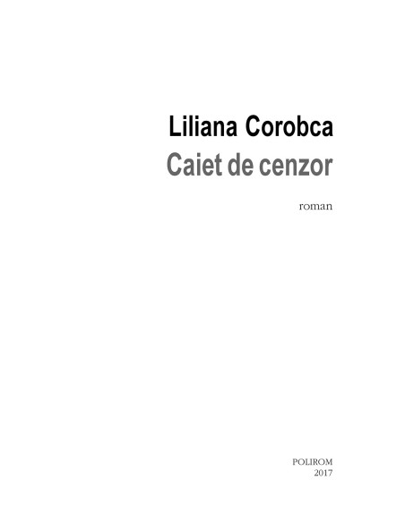 Caiet de cenzor