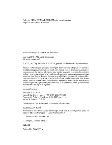 Memorialul mînăstirii