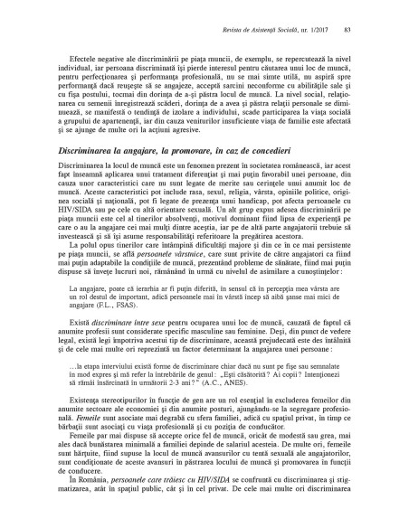 Revista de Asistenţă Socială. Anul XVI, Nr. 1/2017