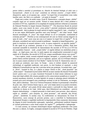 „Corpul politic” în cultura...