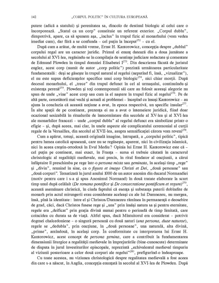 „Corpul politic” în cultura europeană. Din Evul Mediu pînă în epoca modernă