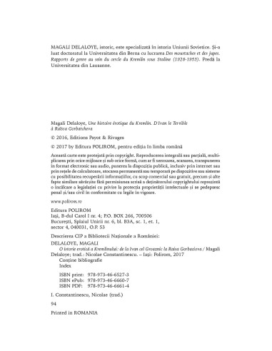 O istorie erotică a Kremlinului. De...